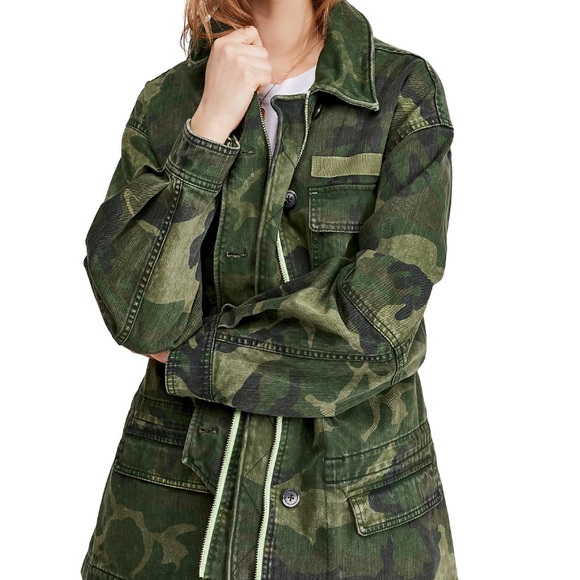 New Free People military Jacket NWT $168 - Picture 1 of 5